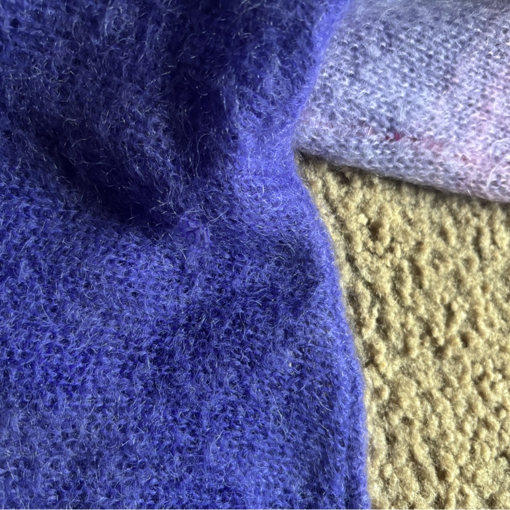 ISABEL MARANT Sweater 34 Etoile Drussell Super Kid Mohair Wool Ombre Sunset - Picture 7 of 8
